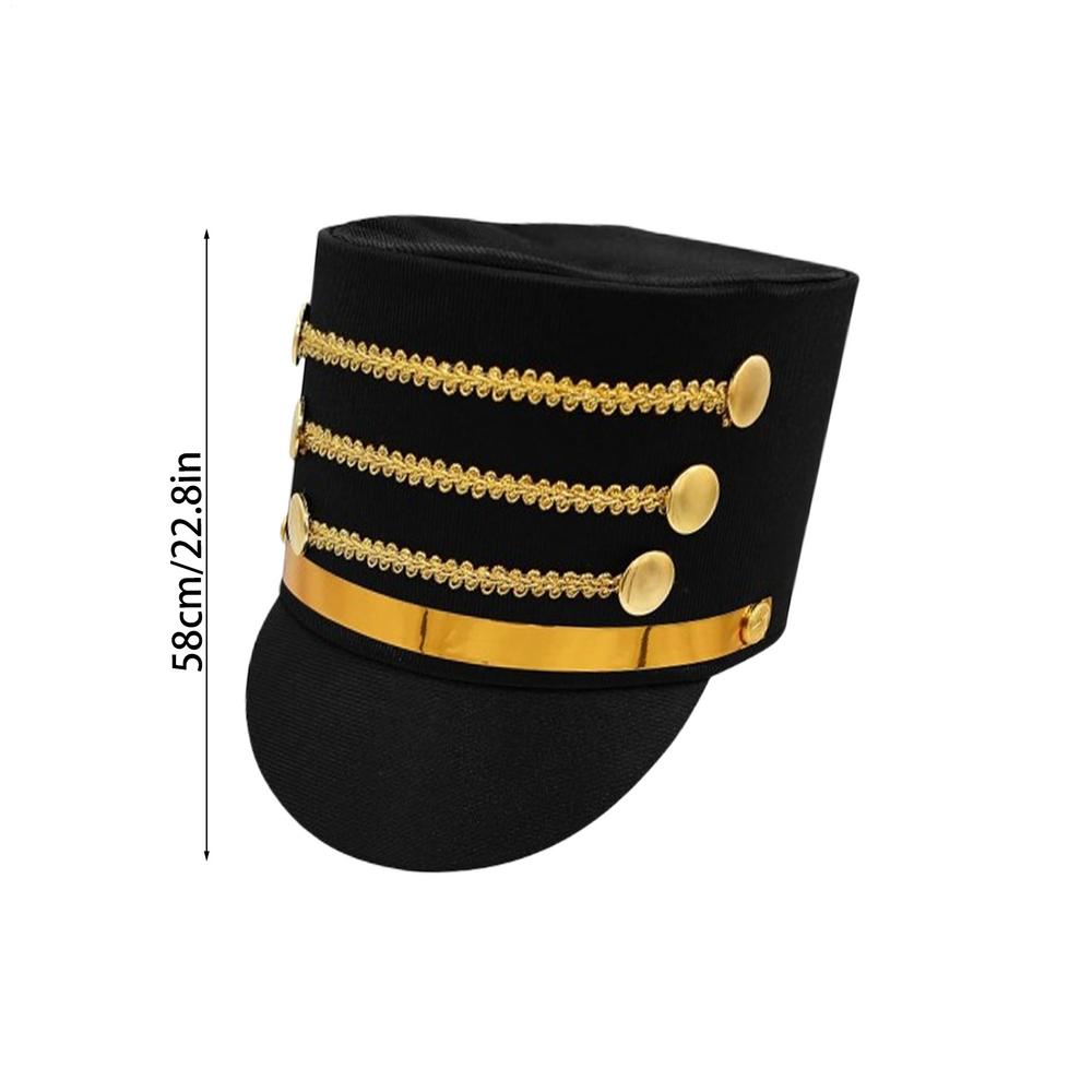 Nutcracker Toy Soldier Hat Soldier Band Major Cosplay Accessory Hat Creative Adults Costume Nutcracker Hat Performance Cosplay