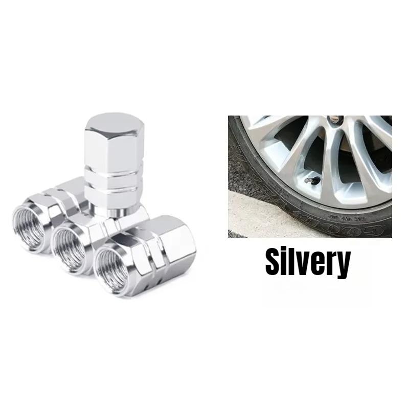12Pcs Aluminum Alloy Car Tire Valve Caps Airdust Waterproof Tyre Rim Stem Cover for Automobiles Motorcycles Bikes