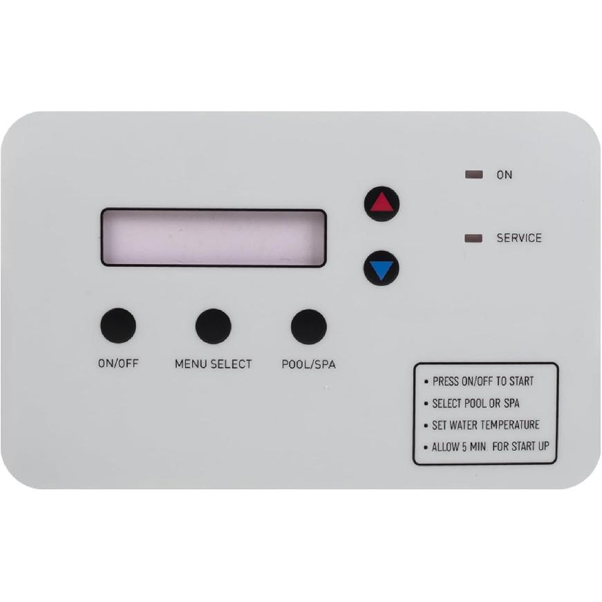 2024 Upgrade 472734 Heat Pump Keypad Switch Membrane Coverage Compatible with PENTAIR Ultratemp Pool and Spa Heat Pump 473425 473693 More Waterproof