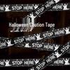 Ghostly Halloween Warning Tape - Spooky House Decoration