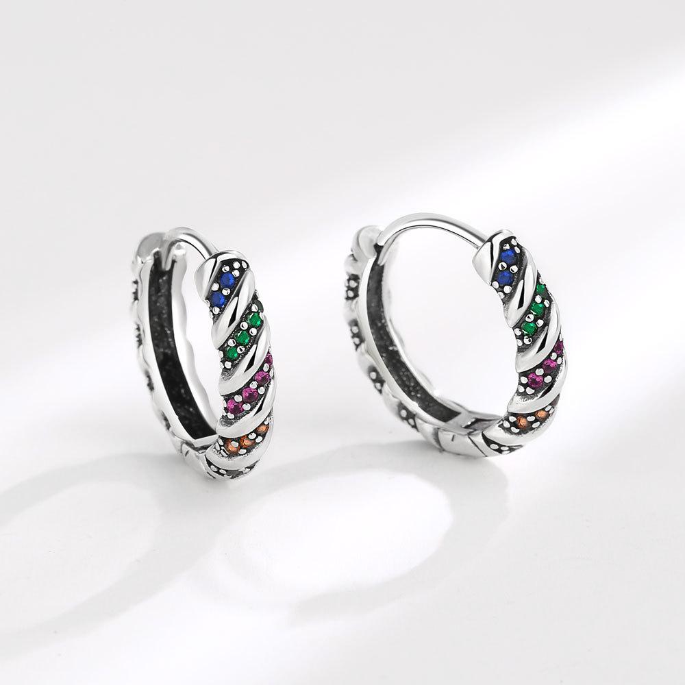 Tancise 925 Sterling Silver Zircon Earrings Drop Earrings For Women Wedding Party Gifts