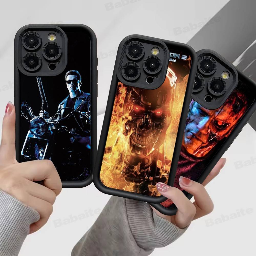 Sci-Fi Film The T-Terminator Handyhülle Für IPhone 17 16 15 14 13 12 11 Pro Max Silikon Rückseite
