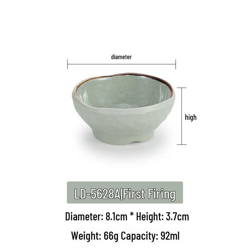 Melamine Imitation Porcelain Small Bowl for Rice, Soup, or Seasoning - Ideal for Hotels & Restaurants