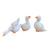 Garden Duck Statues Resin Animal Figurines Lifelike Goose Sculpture Yard Decorative for Outdoor Garden Decoration