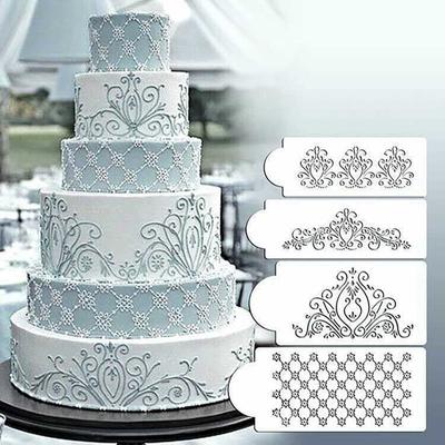 Cake Spray  Fondant Hollow Template Printing  Powder Sugar Sieve