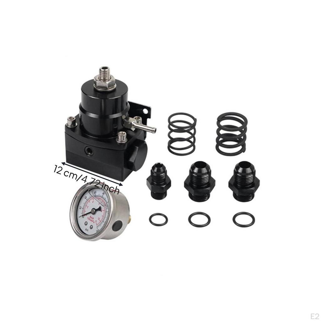 Adjustable Fuel Pressure Regulator with Gauge Precision