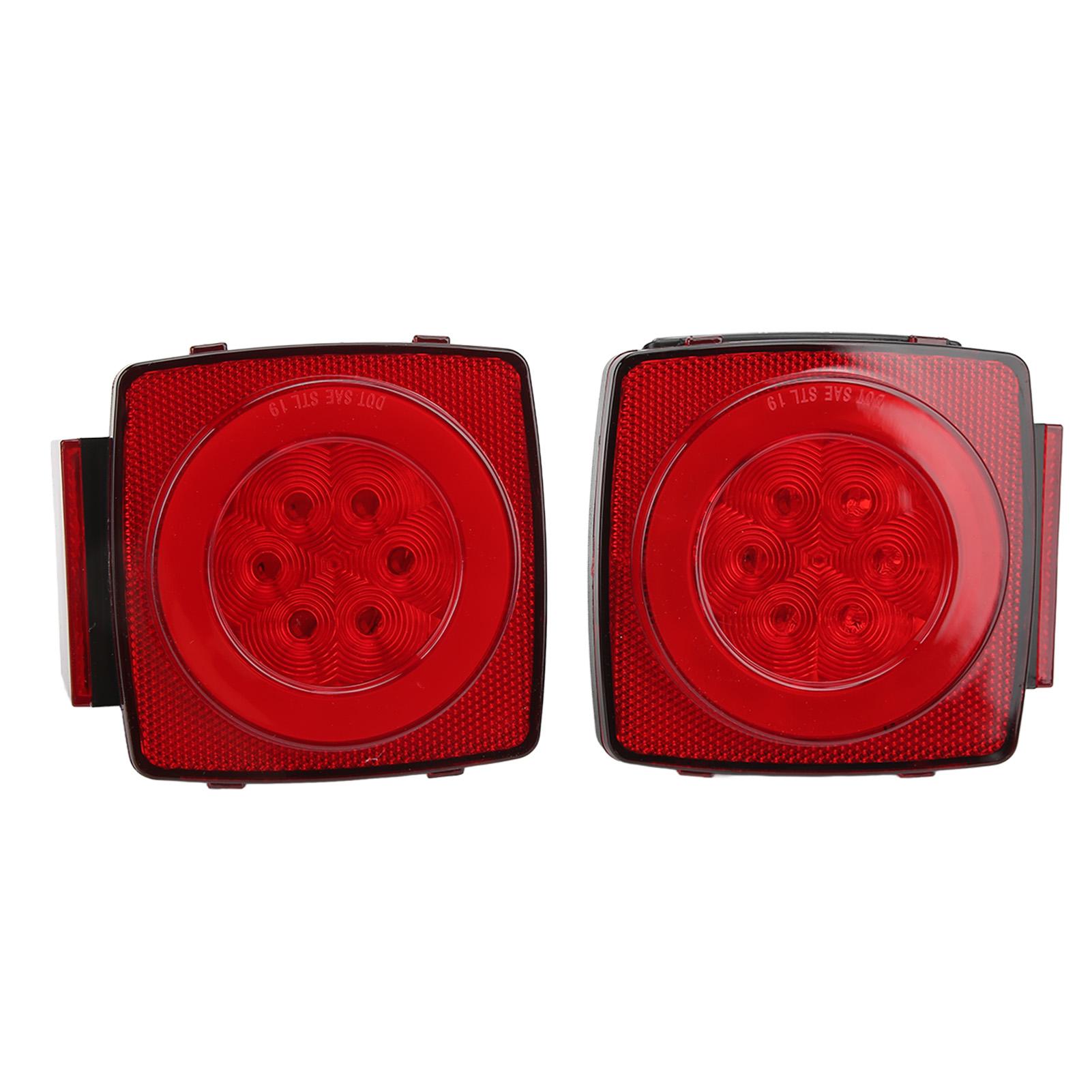 

Светодиодные задние фонари прицепа 12 В Стоп-сигнал Задний габаритный фонарь для лодок, снегоходов, автодомов, хозяйственных прицепов