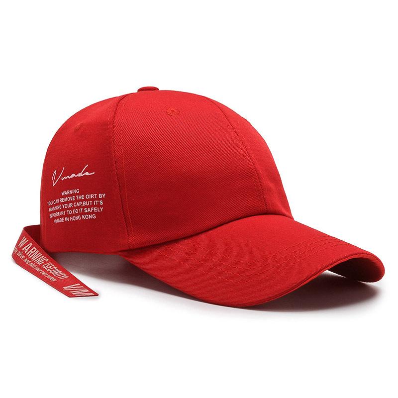 

Hat Spring and Autumn New Embroidery Ribbon Baseball Cap Personalized Peaked Hat Outdoor Sun Hat Travel Hat Couple Hat Adjustable
