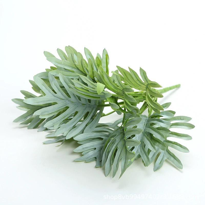 Simulation Plant Wall Green Plant Background Wall Flower Arrangement With Material Fake Flower Green Dill Living Room Small Potted Plant Decorative