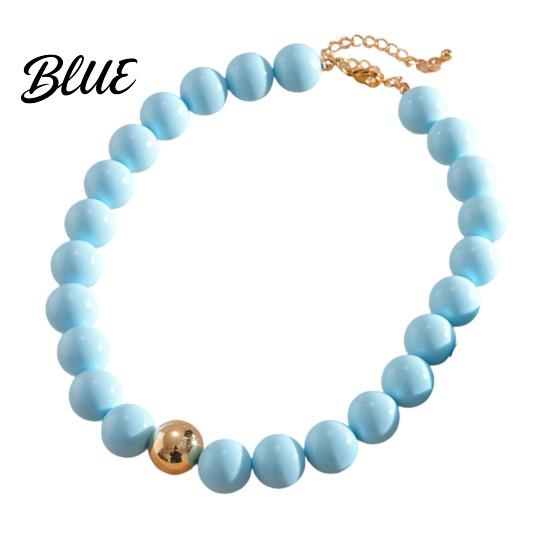 Ladies Bracelet Beaded Jewelry for Women Acrylic Big Beads Choker