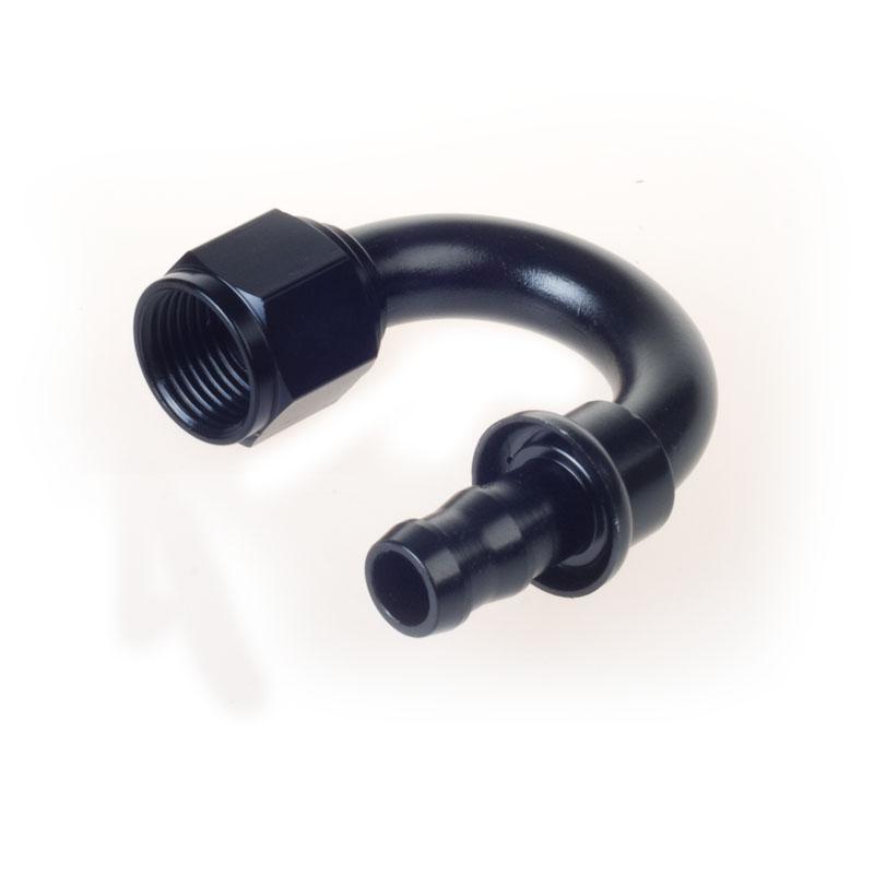 Uuiversal Aluminum AN6 AN8 AN10 Oil Fuel Fitting Oil Fuel Push On Hose 0 90 45 180 Degree Rubber Tube Hose End
