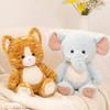 Neueste Waldtier-Puppe Kawaii Plüschtier Handgemachte Puppe Cartoon Anime Niedliches Kissen Kindergeburtstagsgeschenk Lustige Puppe