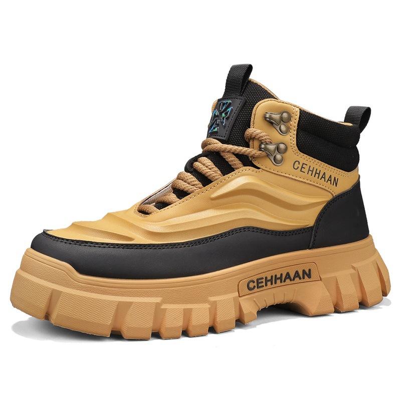 

Ботинки Martin осень и зима новые британские туфли ретро на платформе повседневные спортивные мужские туфли походные высокие ботинки для инструментов мужские туфли 44