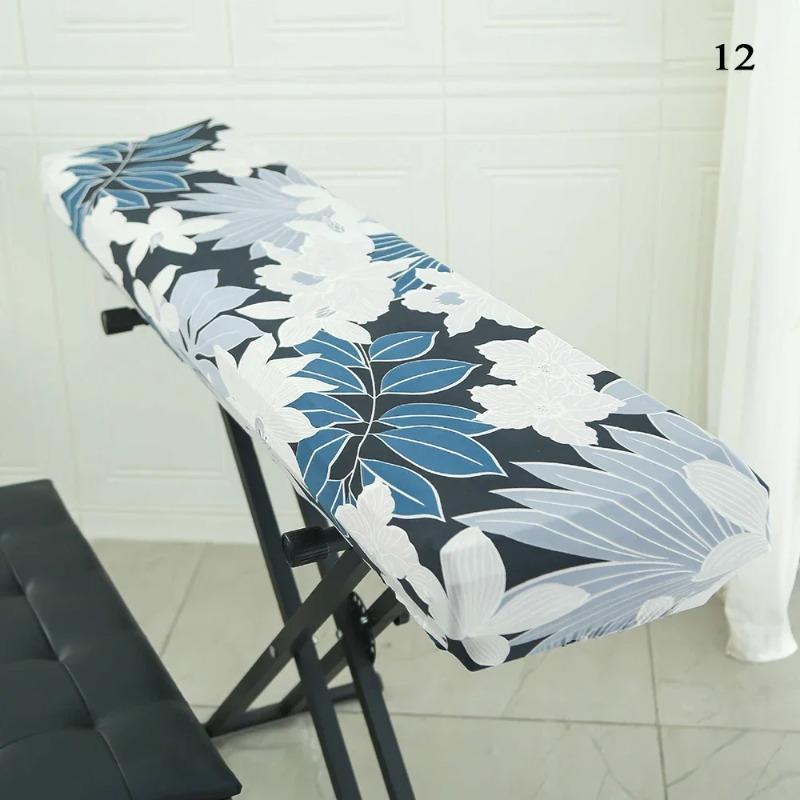 

Electronic Piano Elastic Print Cover Universal Stain Resistant Electronic Keyboard Protector Cover Piano Accessories 2 Sizes M