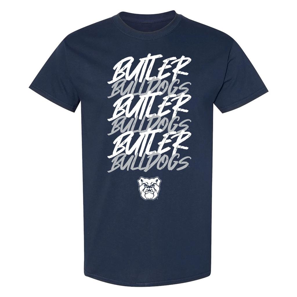 Butler Bulldogs Marker Repeat T-Shirt - Navy