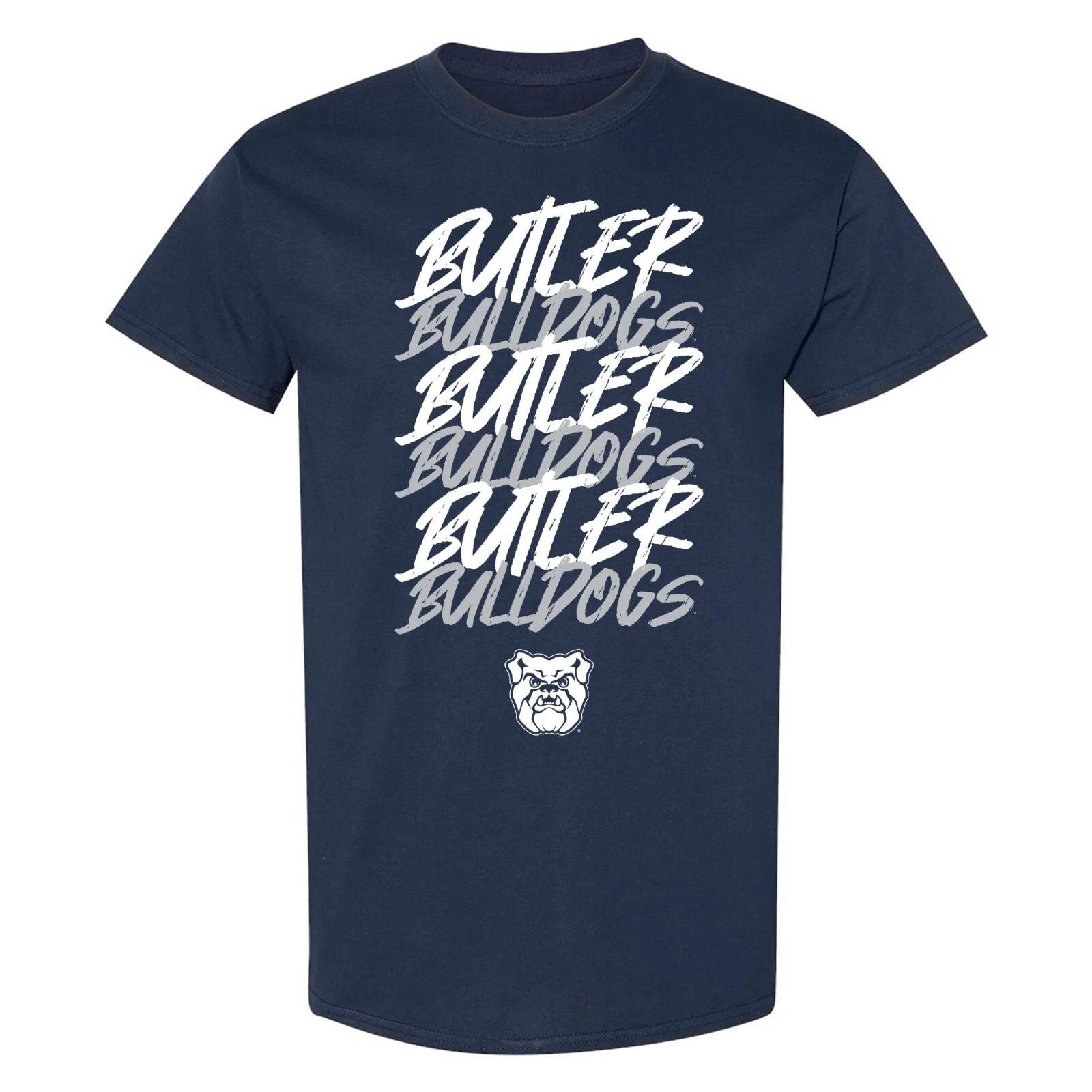 Butler Bulldogs Marker Repeat T-Shirt - Navy L