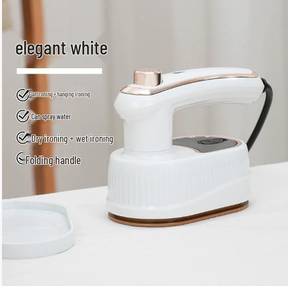 Portable 2-in-1 Foldable Handheld Steam Iron and Garment Steamer EU Standard (Not for Domestic Use)