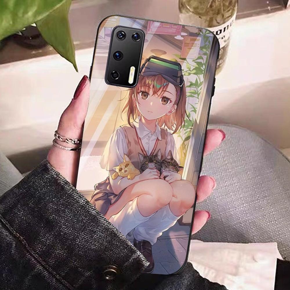 Anime M-Misaka Mikoto Cute Phone Case For Huawei P 8 9 10 20 30 40 50 Pro Lite Psmart Honor 10 Lite 70 Mate 20lite
