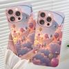 Hot Air Balloon Cloud Sunset Sky Glass Phone Case Suitable for iPhone 17 16 15 14 13 12 11 Pro Max Plus Shockproof Back Cover