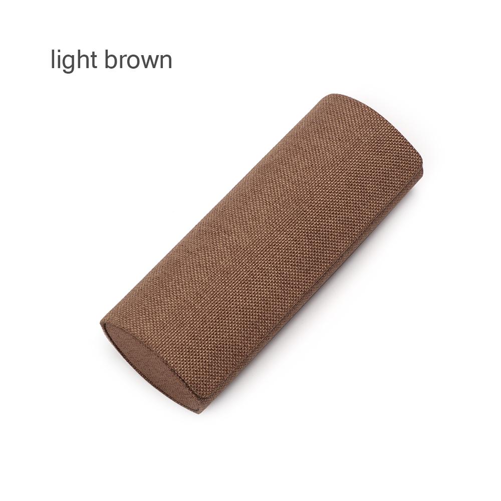 Retro Oval Glasses Box Sunglasses Linen Folding Eyewear Case Optical Handmade Storage Glasses Case