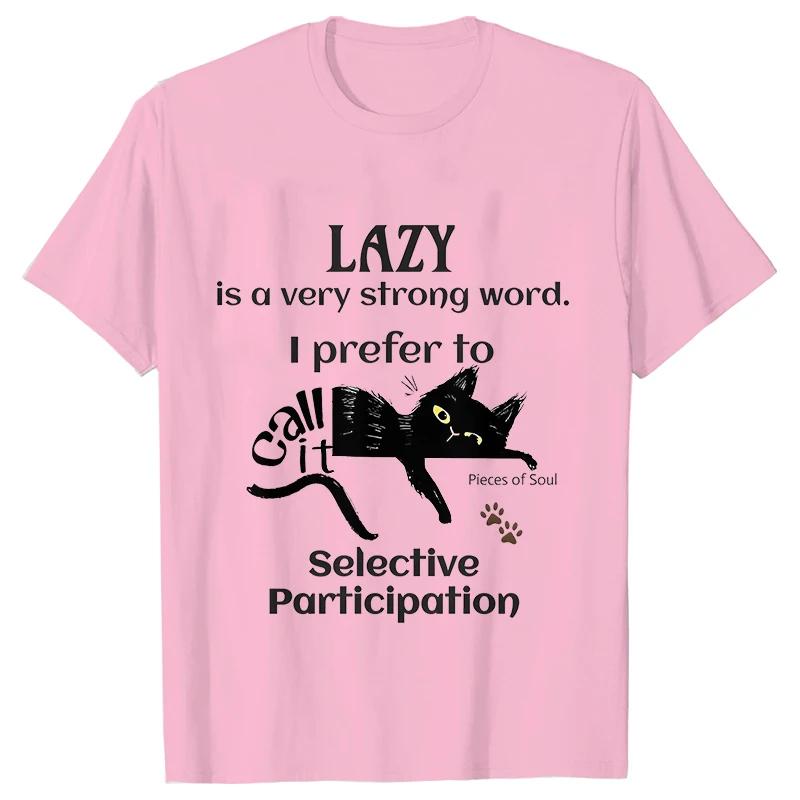 Black Cat I Was Told To Check My Cattitude T Shirt for Men Women Tops Funny T Shirt Short Sleeve Tees Summer Brand Tee Shirt