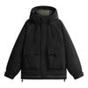 Men's High-Quality Cold-Proof Down Workwear Jacket - Convertible American Outdoor Design