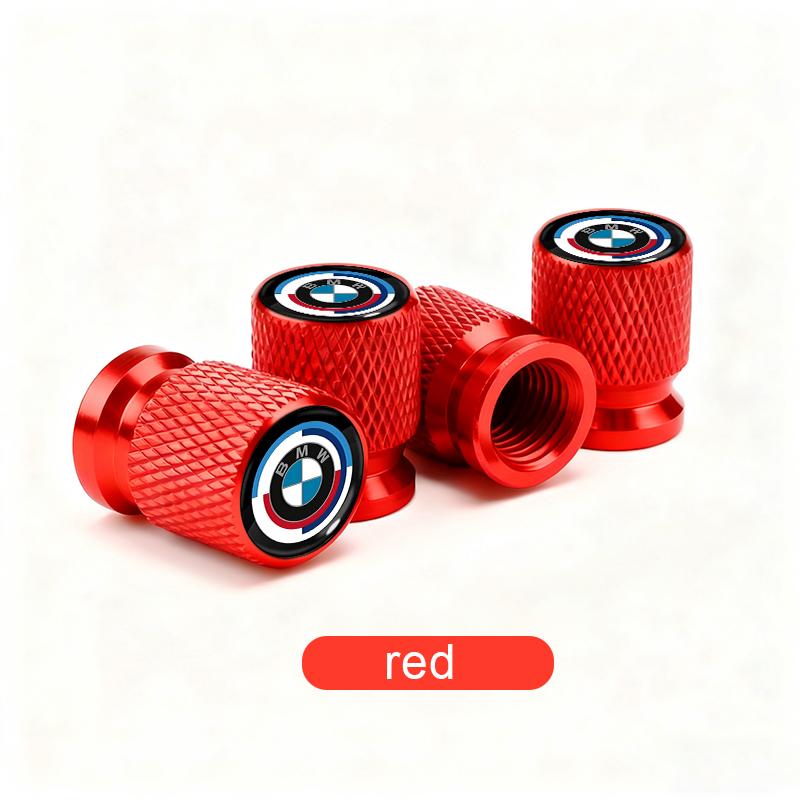 THM28 Car Wheel Tire Valve Caps Tyre Stem Covers Airdust Waterproof For BMW E61 E81 E87 1 2 3 4 5 6 7 Series X1 X3 X4 X5 X6 F20 E90