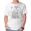 Unisex Crew Neck T-Shirt Trojan Rabbit Project Graphic Short Sleeve Casual Tee