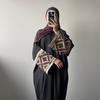 Elegancka haftowana kardiganowa abaja Loriyya LR772 (2024)