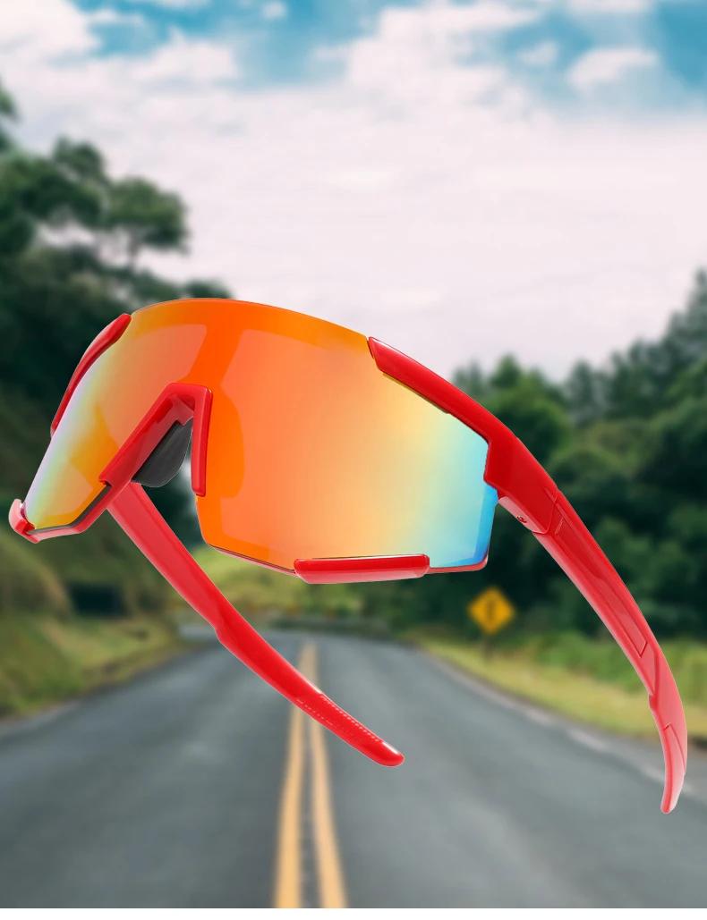 

Fashionable New Style Running, Cycling, Mountain Bike Outdoor Sports Men And Women Large Frame Protective Glasses XSY1063 червоний