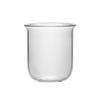 Changbaosen Glas-Kaffeetassen mit rundem Boden (2er Set)