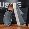 Men's Wear-resistant and Anti-slip Casual Flat Heel Low-top Round-toe Soft High-quality Comfortable Walking Shoes Sneakers Men