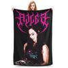AJ Lee Wrestling Divas Flannel Blanket Warm Soft Throw Blanket for Living Room Airplane Travel Print Bedspread Sofa Bed Cover