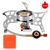 Outdoor Windproof Gas Stove Portable Tourist Camping Picnic Survive Burner 3500/5800W Big Power Foldable Hiking Barbecue Stove