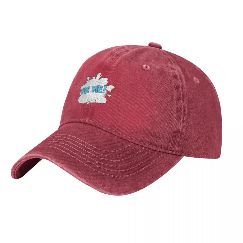 Pie me Red Baseball Cap Christmas Hat Kids Hat sun caps Mountaineering Women Unisexs