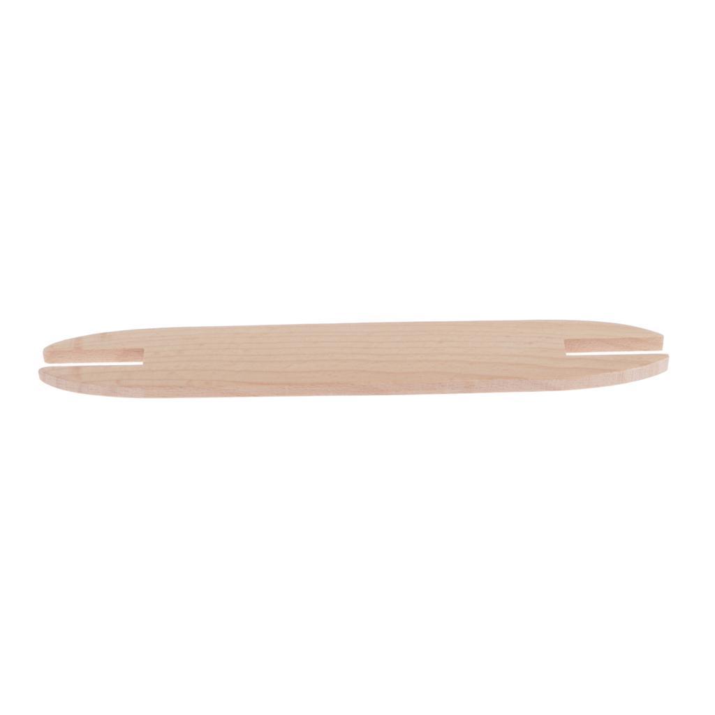 DIY Weaving Tool Beech Wood Weaving Shuttle Woven Sweater Scarf Tapestry Bobbin 15.3x2.5cm