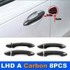For B‑Style Black 4PCS Door Bowl & Handle Anti‑Scratch Protective Cover Exterior Decor Trim Fit For Chery Jaecoo J5 EV