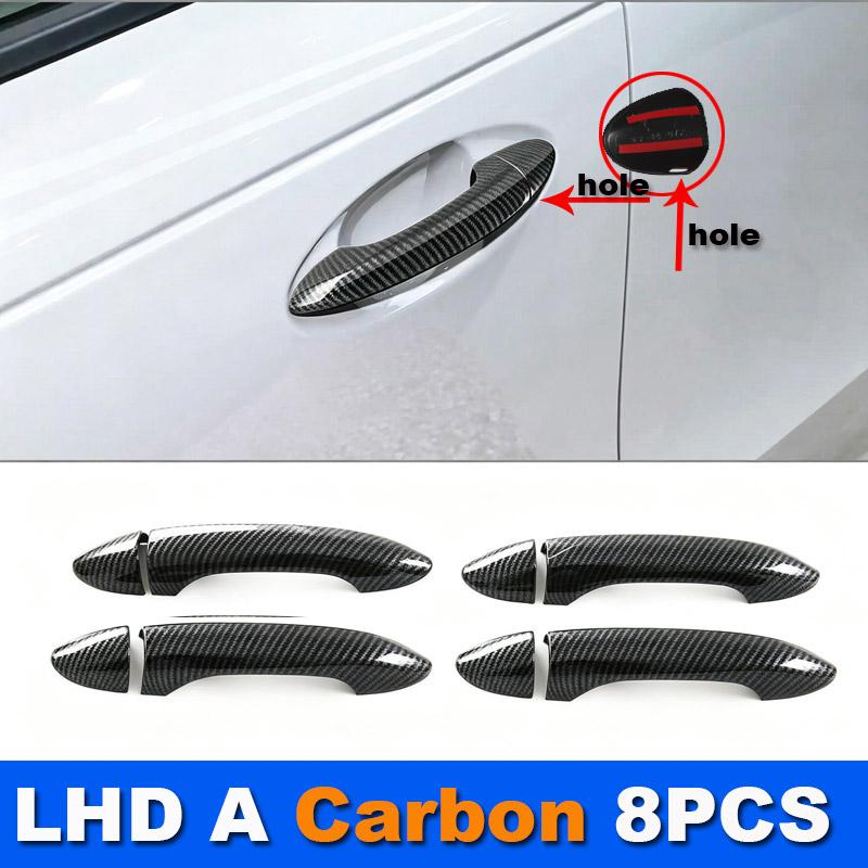 For B‑Style Black 4PCS Door Bowl & Handle Anti‑Scratch Protective Cover Exterior Decor Trim Fit For Chery Jaecoo J5 EV
