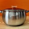 Thickened Stainless Steel Composite Bottom Stew Pot for Camping and Household Use