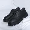 Casual Small Leather Shoes Men'S Trend Teen British Hairstylist Brock Men'S Shoes 21260-R