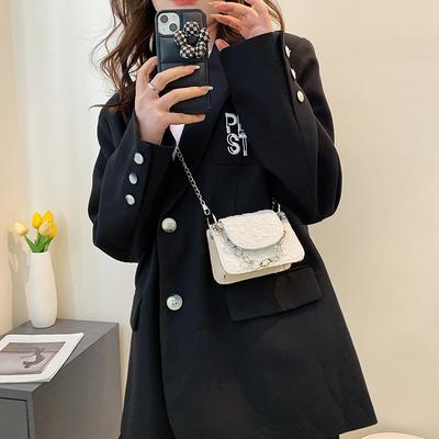 Popular Niche Summer Versatile Small Bag Women's New Fashion Simple Chain Mini Lipstick Bag Messenger Bag