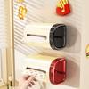 Space-Saving Hanging Paper Dispenser Removable Desktop Tissue Case Restroom Decoration