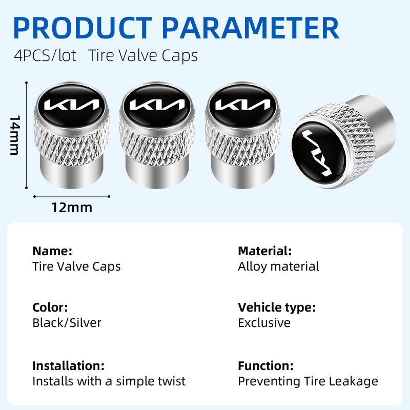 Samochód Aluminiowe Koło Nakrętki Zaworu Opony Szczelne Pokrowce Do Kia Rio Ceed Sportage Cerato Soul Sorento Picanto Optima