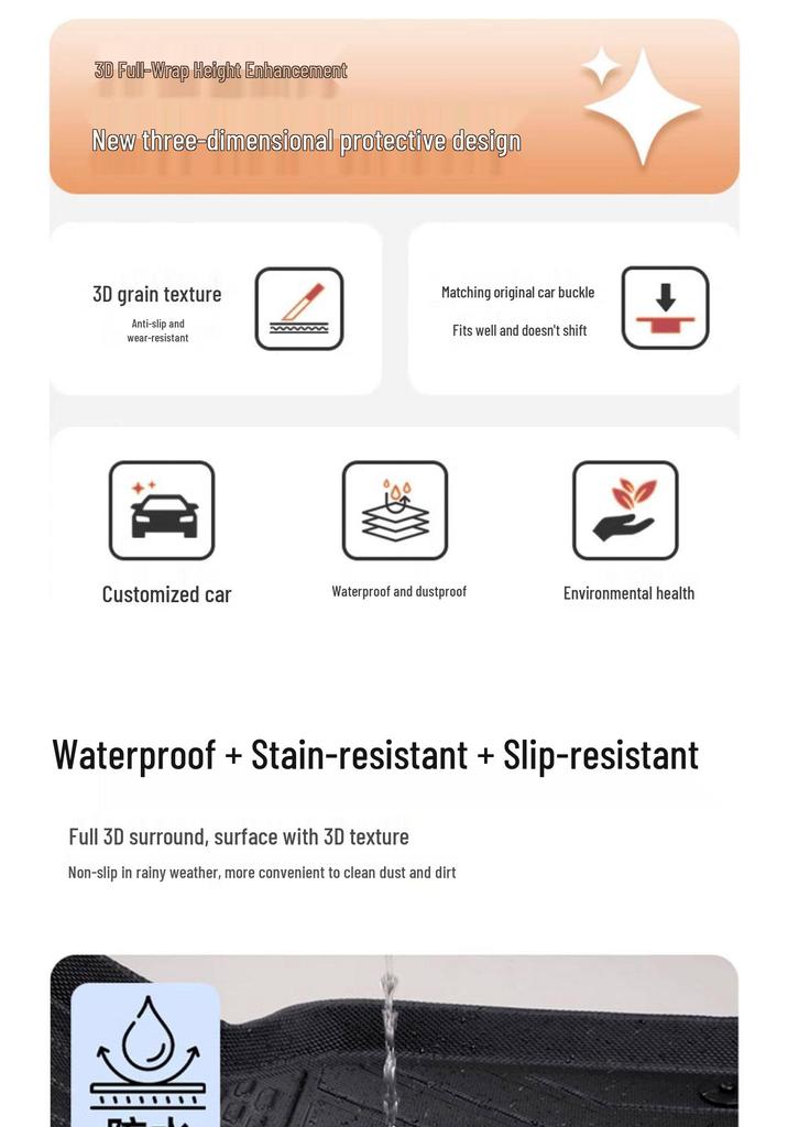 Jetour X70 PLUS: TPE Floor Mats & Accessories for 25 Models - Fully Enclosed Modification Parts