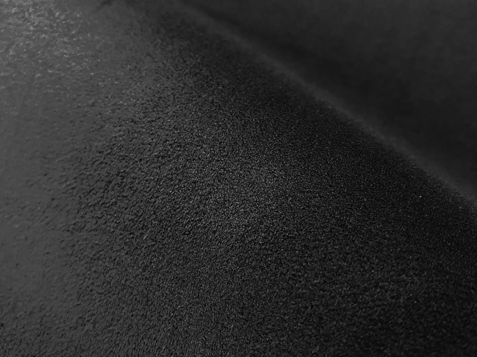 Nuno100sen x Premium Artificial Solid Made in Japan [150 44cm] Suede-Like Fabric, Leather, Color, [Black]