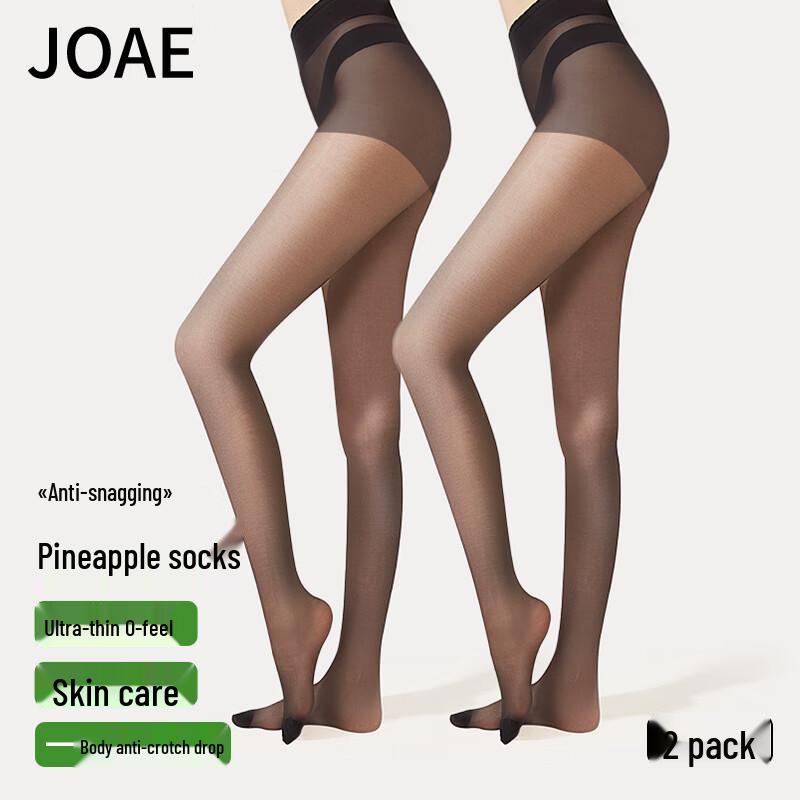

JOAE Ультратонкие Бесшовные Колготки, Устойчивые к Зацепкам (2 пары) One Size