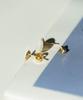 Alleun Silver 925 Twisted Mother-Of-Pearl Oval Daily Earrings