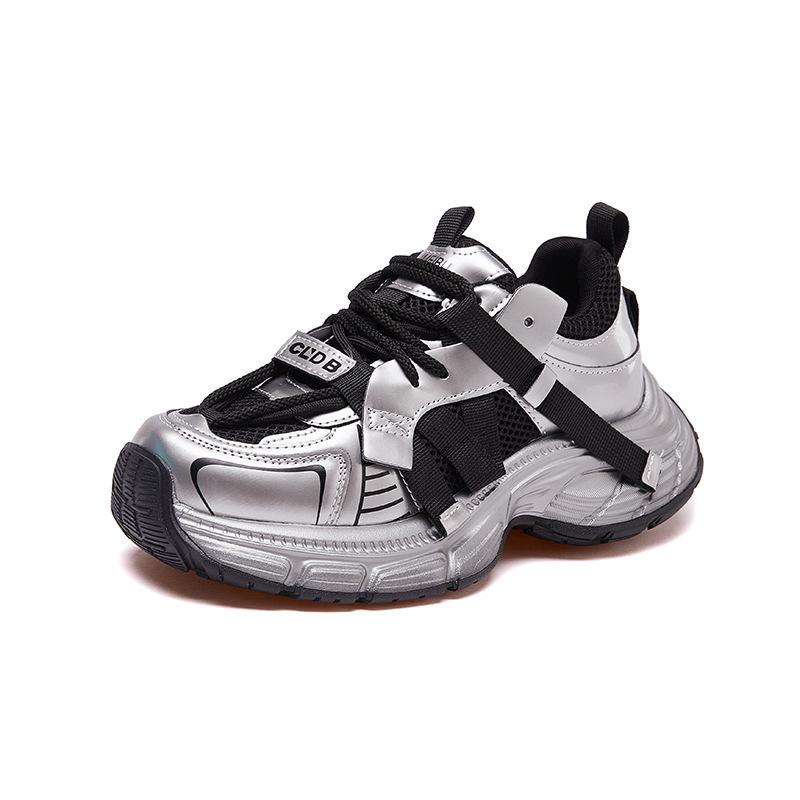 New Dad Shoes for Women Fashionable Thick-soled Sports Single Shoes