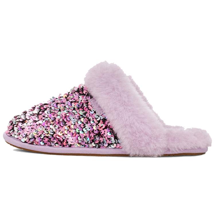 

UGG Scuffette II Stellar Sequin Stylish Sandal Women s Light Purple 1112304-LFST 36