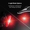 Wiederaufladbares USB-LED-Fahrradrücklicht mit hoher Helligkeit für Nachtfahrten